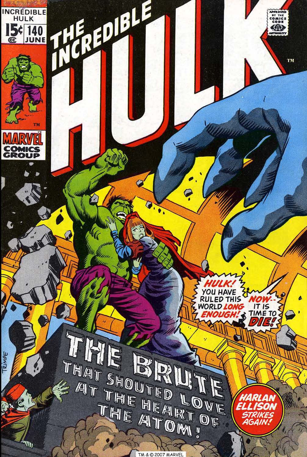 Read online The Incredible Hulk (1968) comic -  Issue #140 - 1