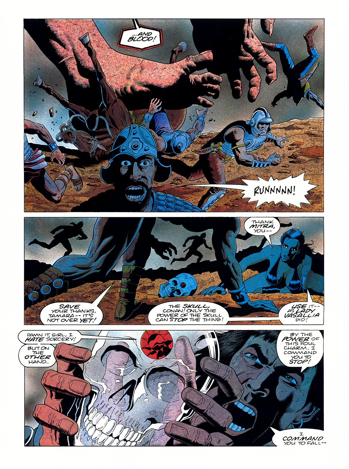 Read online Marvel Graphic Novel comic -  Issue #53 - Conan - The Skull of Set - 57