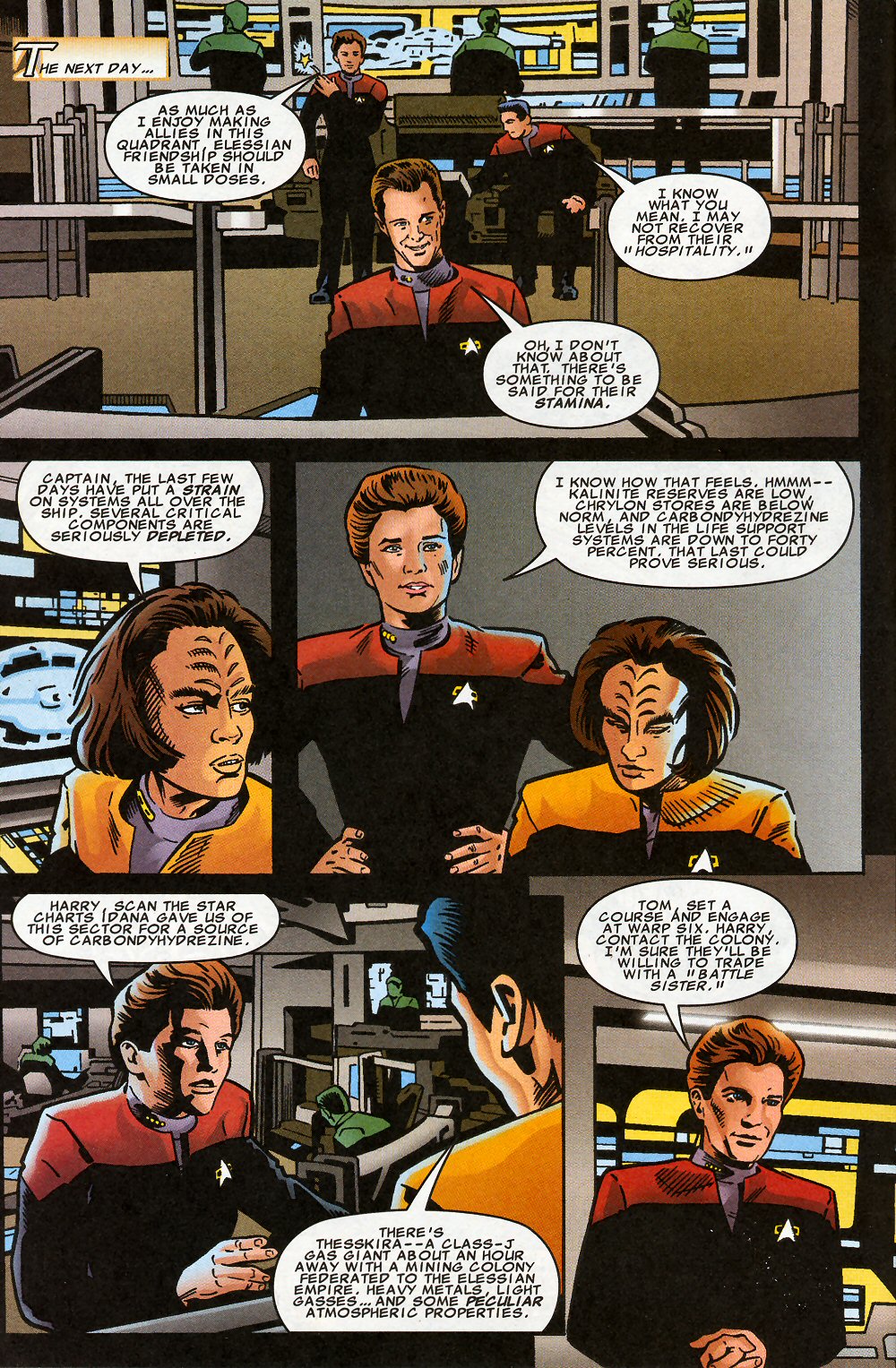 Read online Star Trek: Voyager comic -  Issue #13 - 6