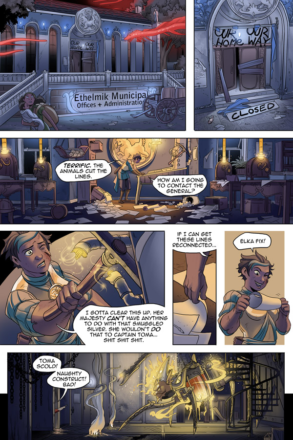 Read online Unsounded comic -  Issue #10 - 74