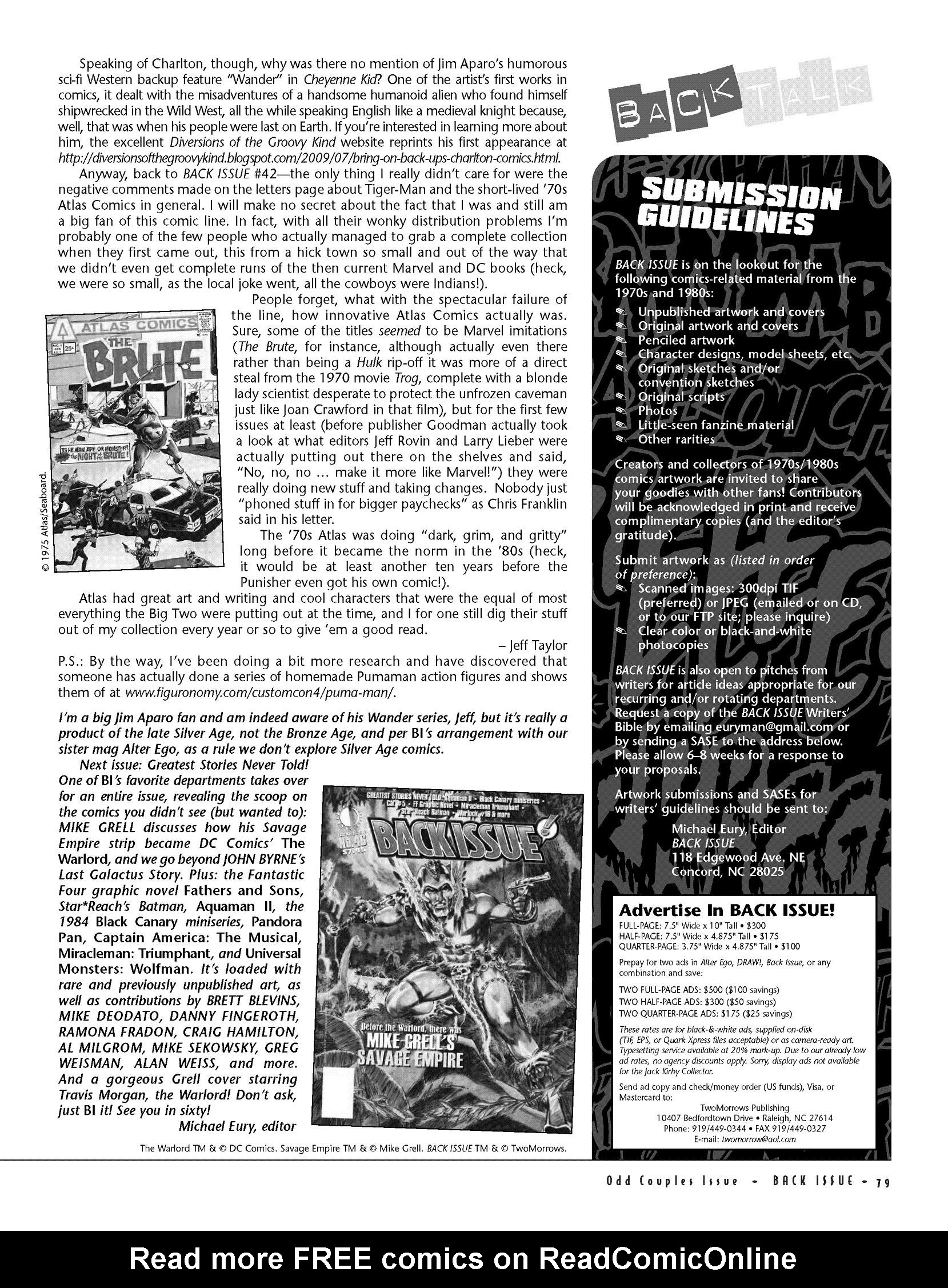 Read online Back Issue comic -  Issue #45 - 80