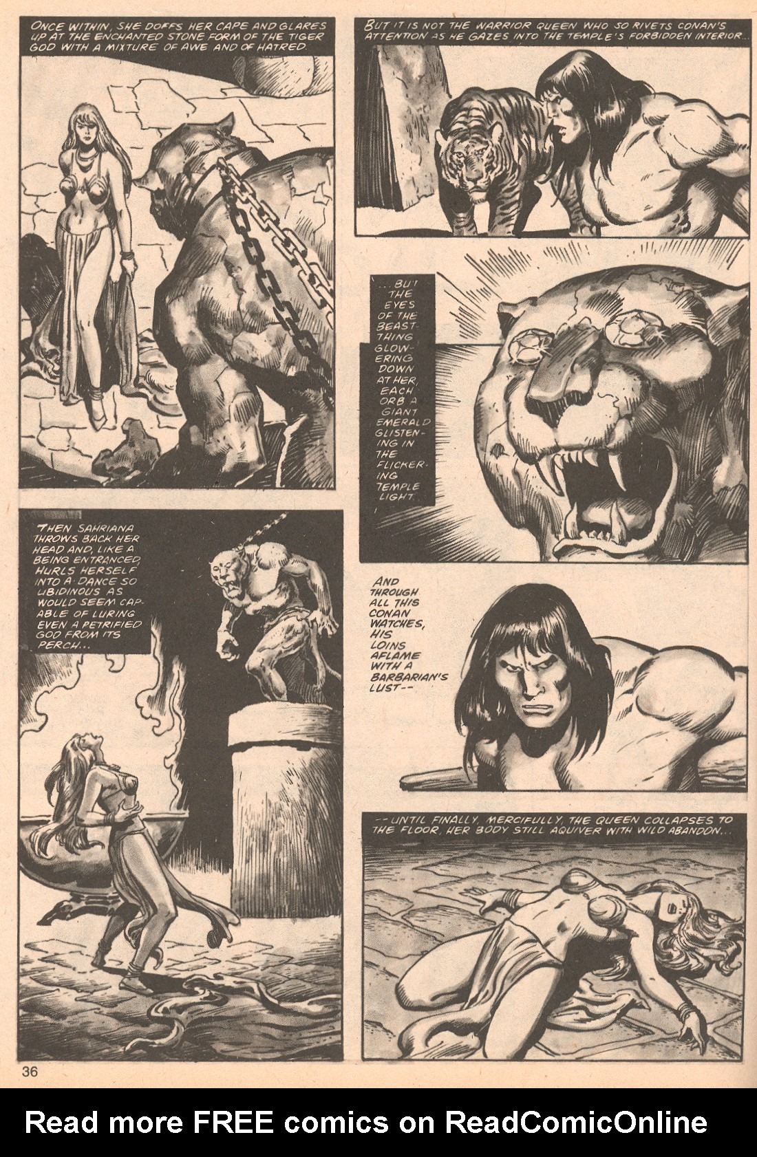 Read online The Savage Sword Of Conan comic -  Issue #62 - 36