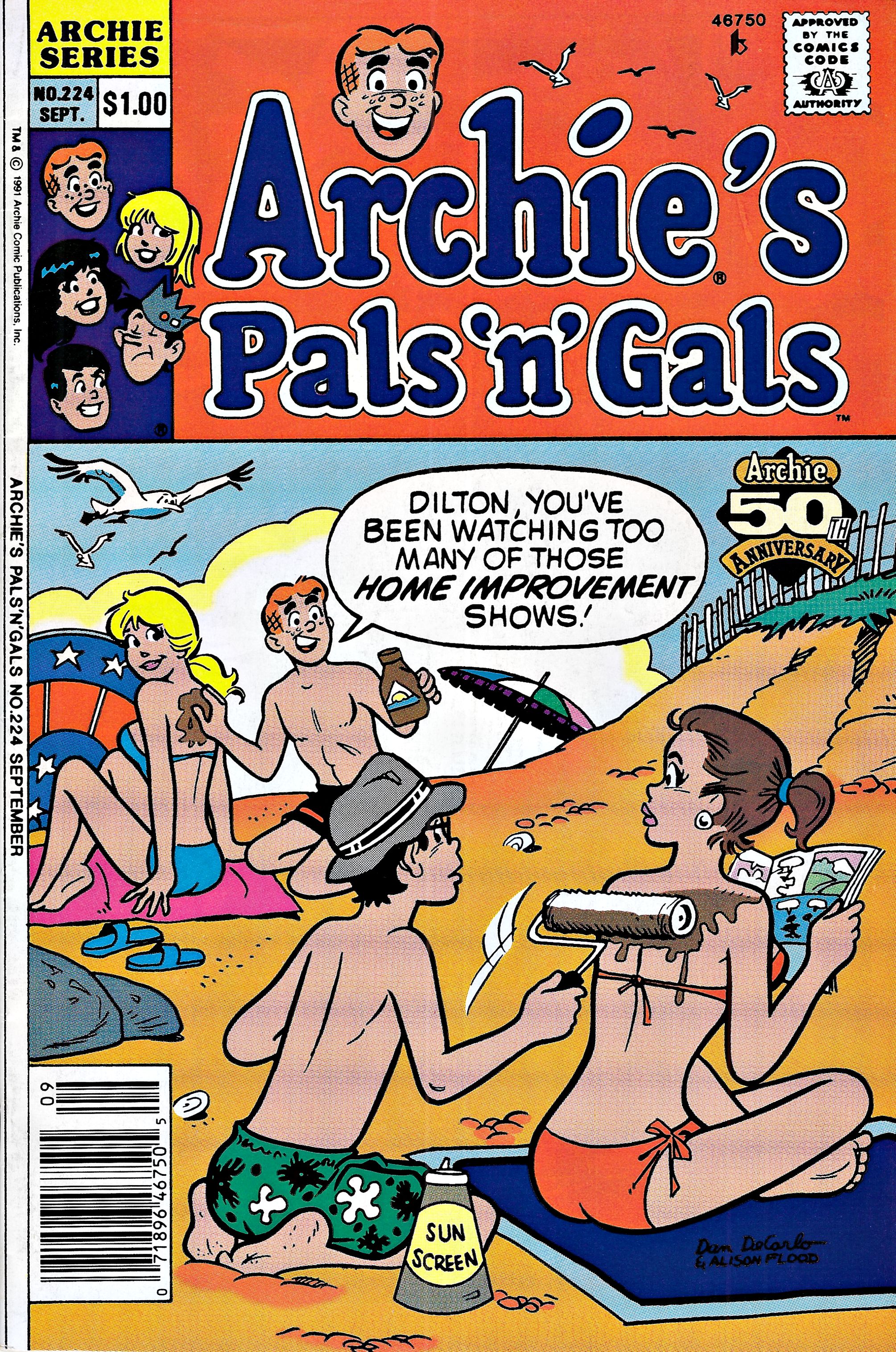 Read online Archie's Pals 'N' Gals (1952) comic -  Issue #224 - 1