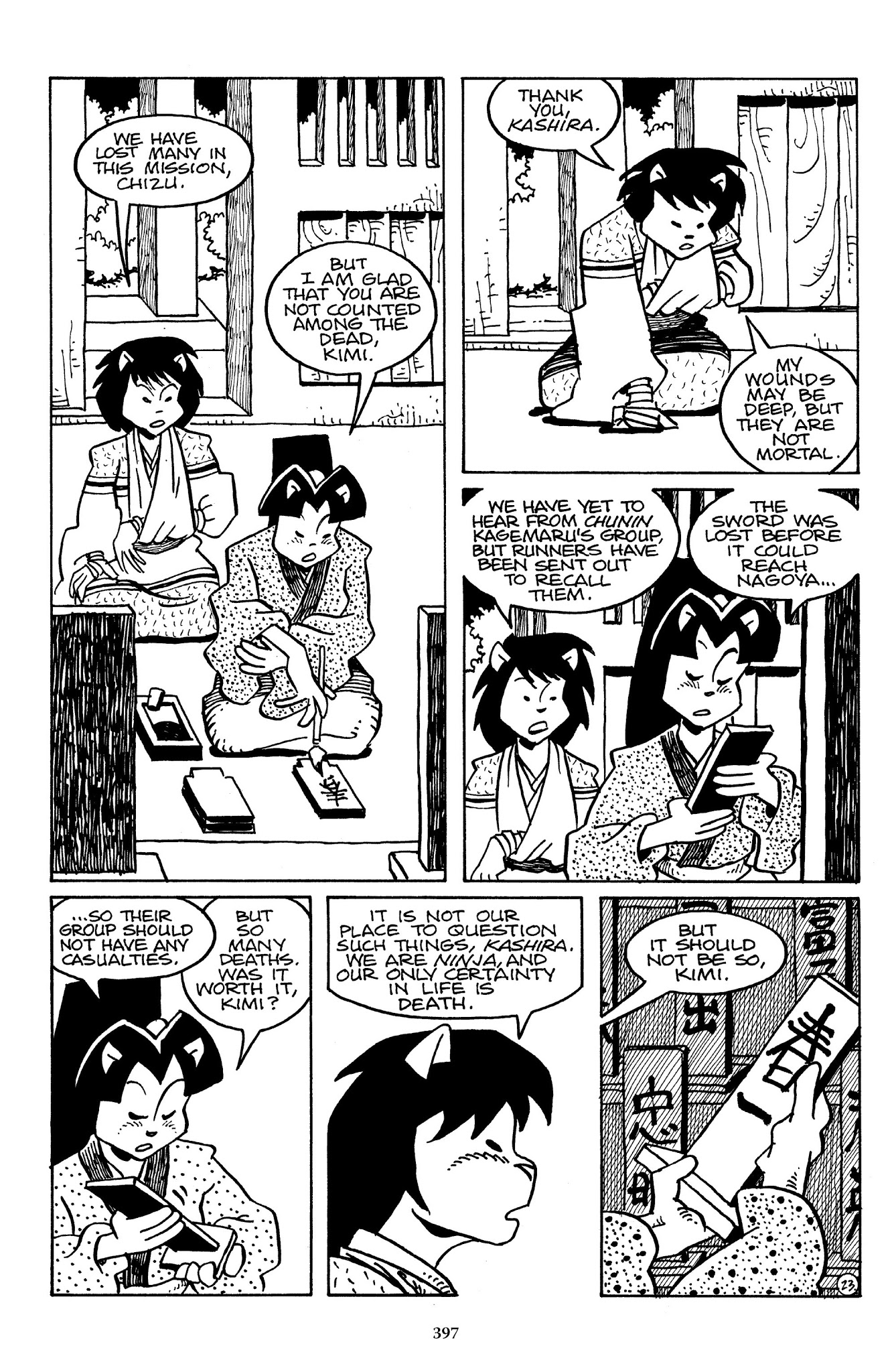 Read online The Usagi Yojimbo Saga comic -  Issue # TPB 3 - 393