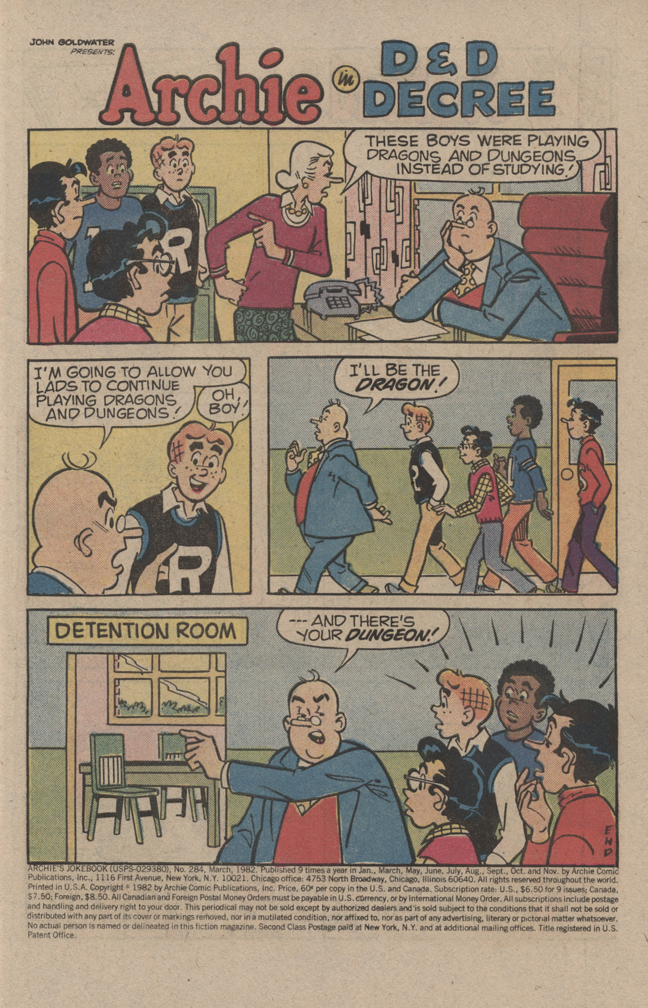 Read online Archie's Joke Book Magazine comic -  Issue #284 - 3