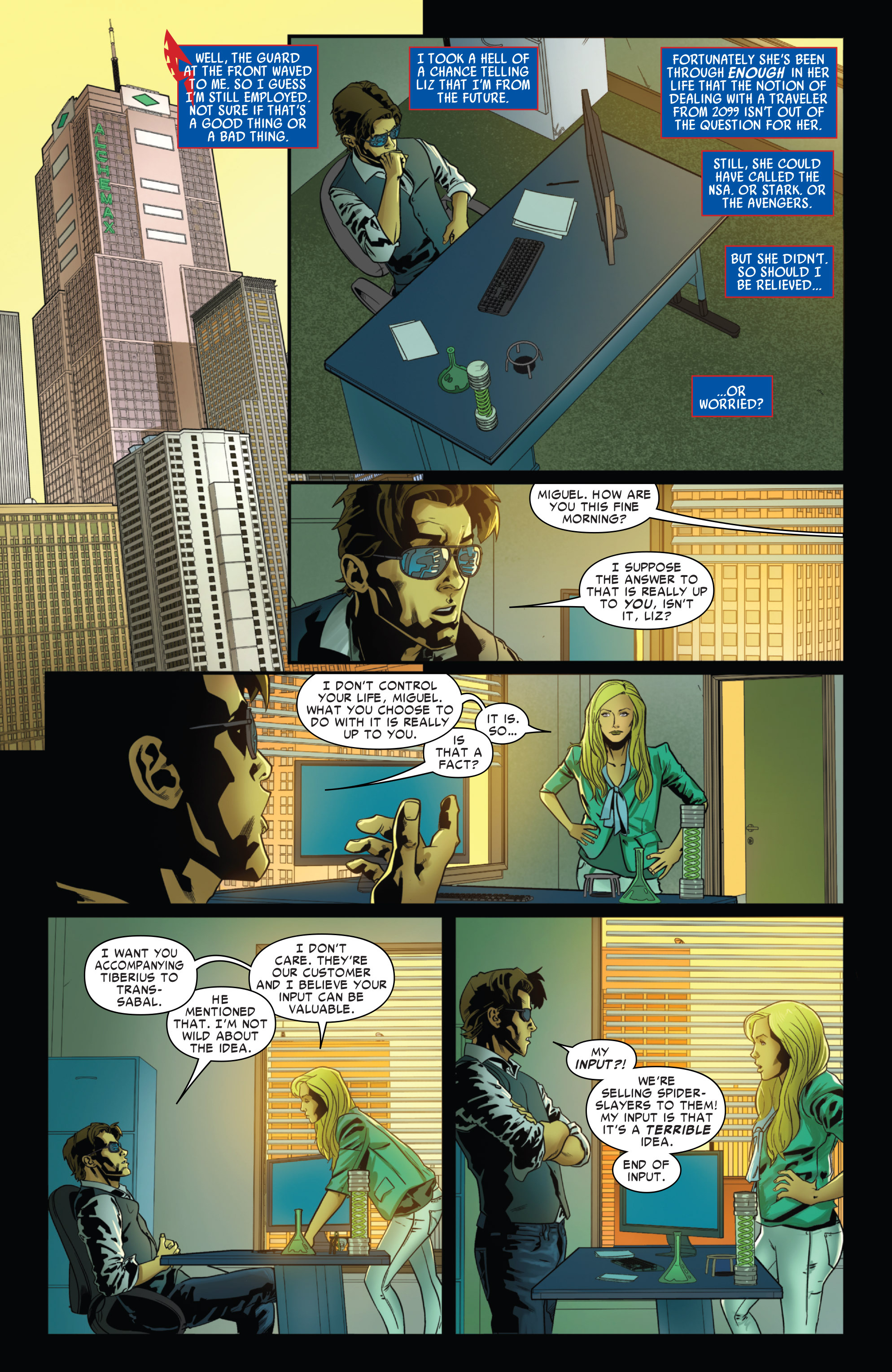Read online Spider-Man 2099 (2014) comic -  Issue #3 - 3