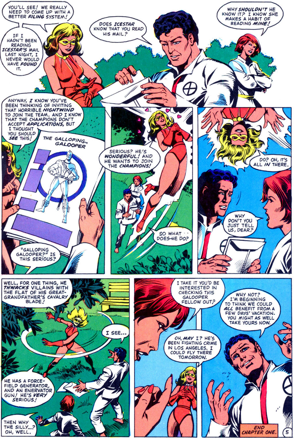 Read online Champions (1987) comic -  Issue #1 - 7