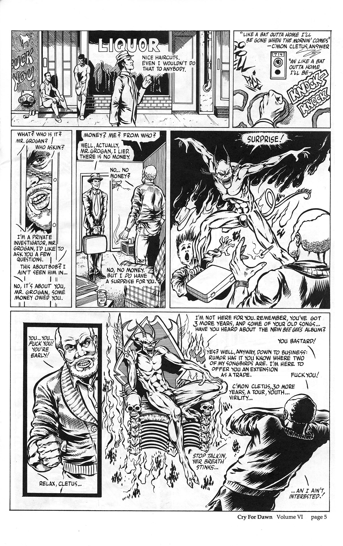 Read online Cry for Dawn comic -  Issue #6 - 7