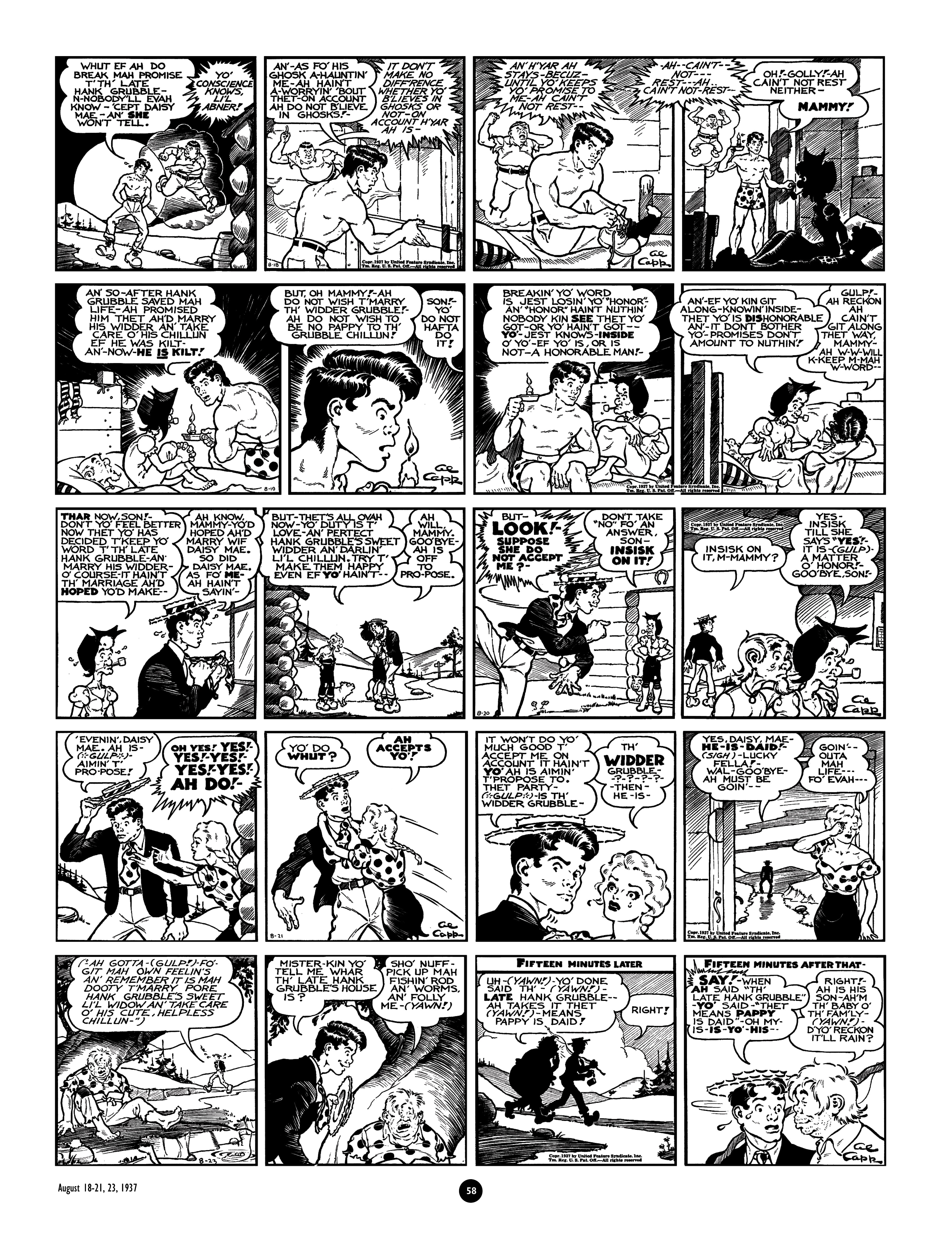 Read online Al Capp's Li'l Abner Complete Daily & Color Sunday Comics comic -  Issue # TPB 2 (Part 1) - 59