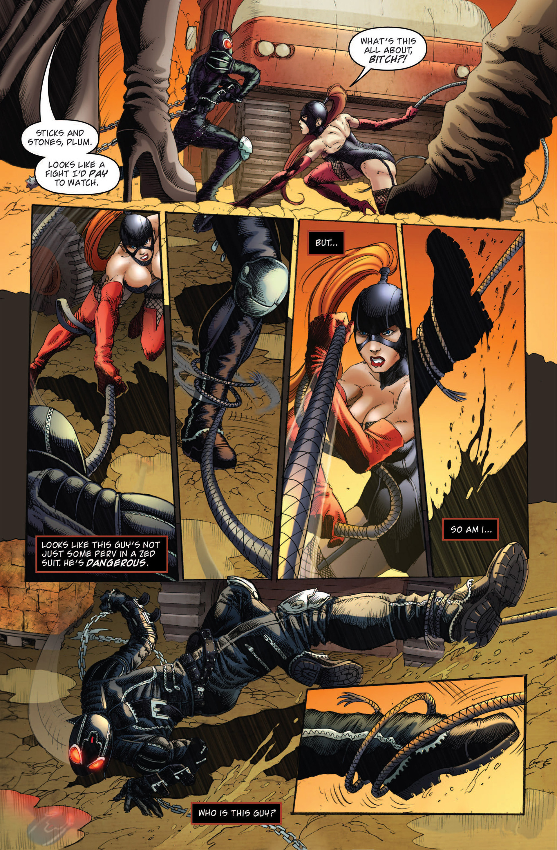 Read online Simmons Comics Presents Zipper vs Dominatrix comic -  Issue # TPB - 41