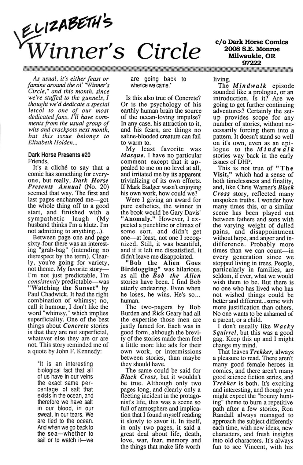 Read online Dark Horse Presents (1986) comic -  Issue #24 - 32