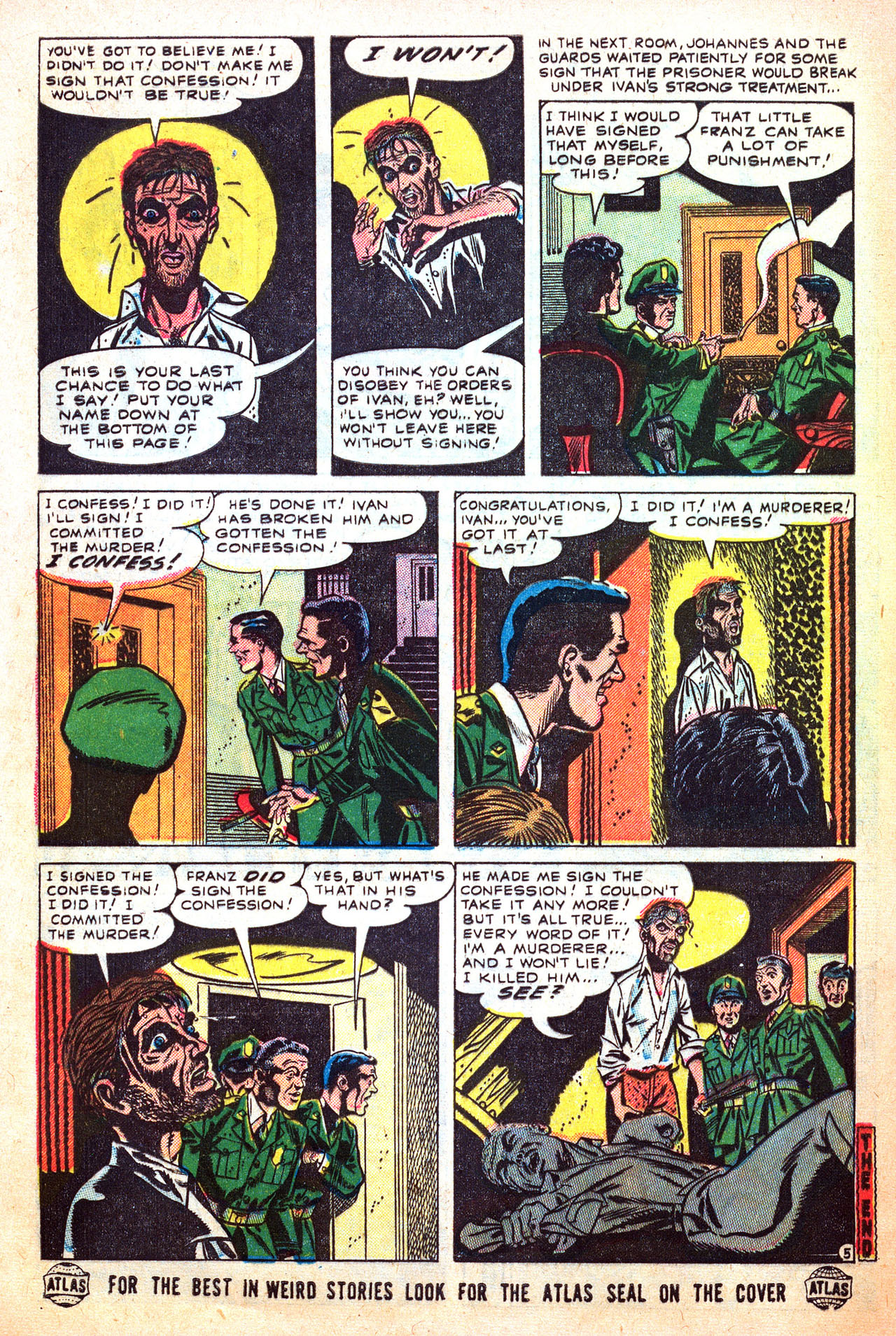 Read online Mystic (1951) comic -  Issue #34 - 32