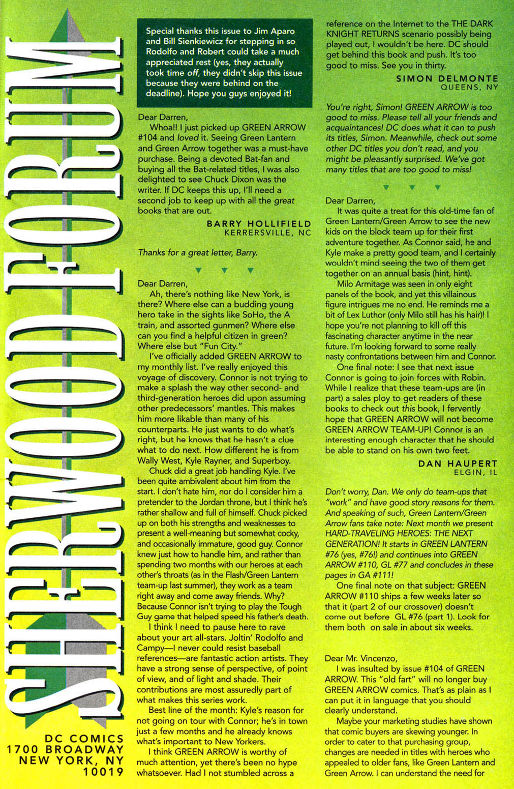 Read online Green Arrow (1988) comic -  Issue #109 - 24