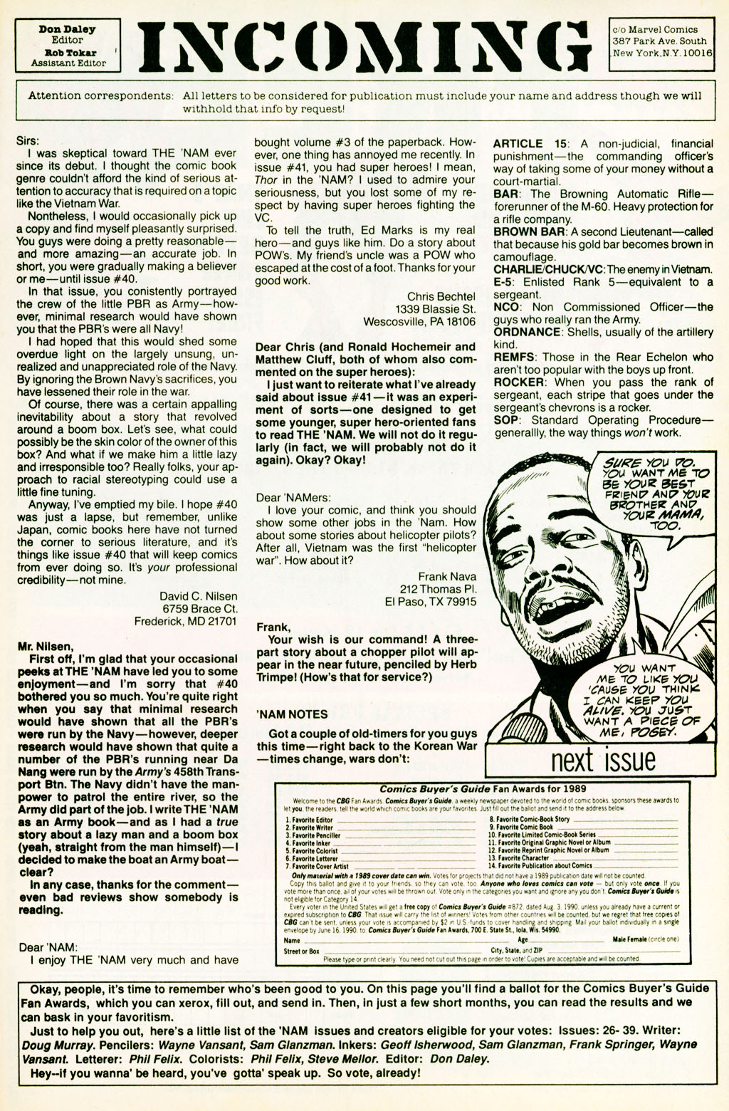 Read online The 'Nam comic -  Issue #45 - 24