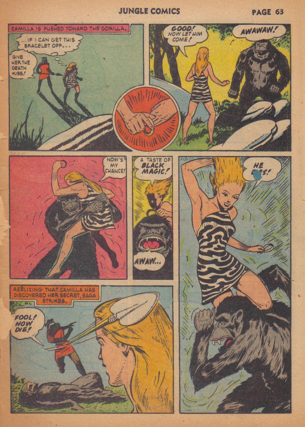 Read online Jungle Comics comic -  Issue #29 - 64