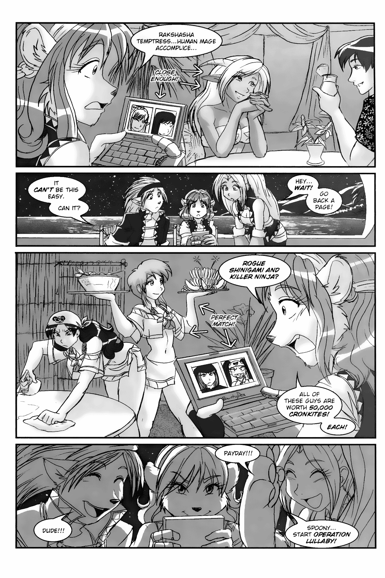 Read online Gold Digger/Ninja High School: Maidens of Twilight comic -  Issue #1 - 15