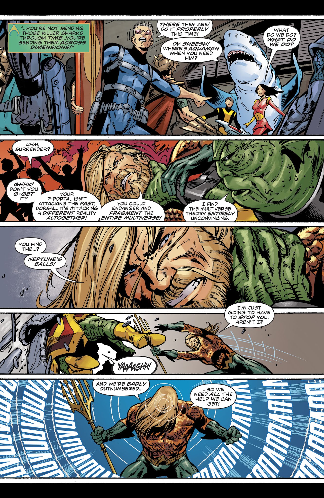 Read online DC Meets Hanna-Barbera comic -  Issue # Issue Aquaman - Jabberjaw - 28