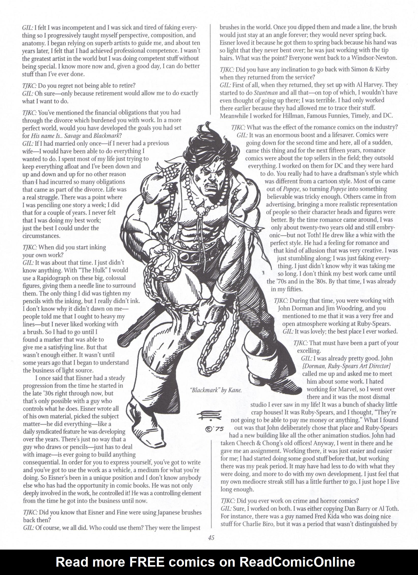 Read online The Jack Kirby Collector comic -  Issue #21 - 44