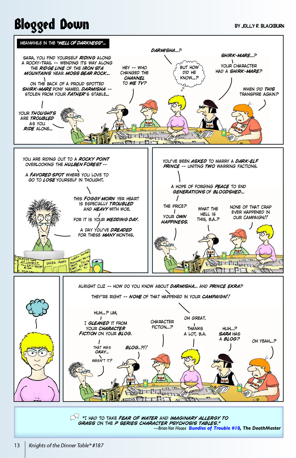 Read online Knights of the Dinner Table comic -  Issue #187 - 15