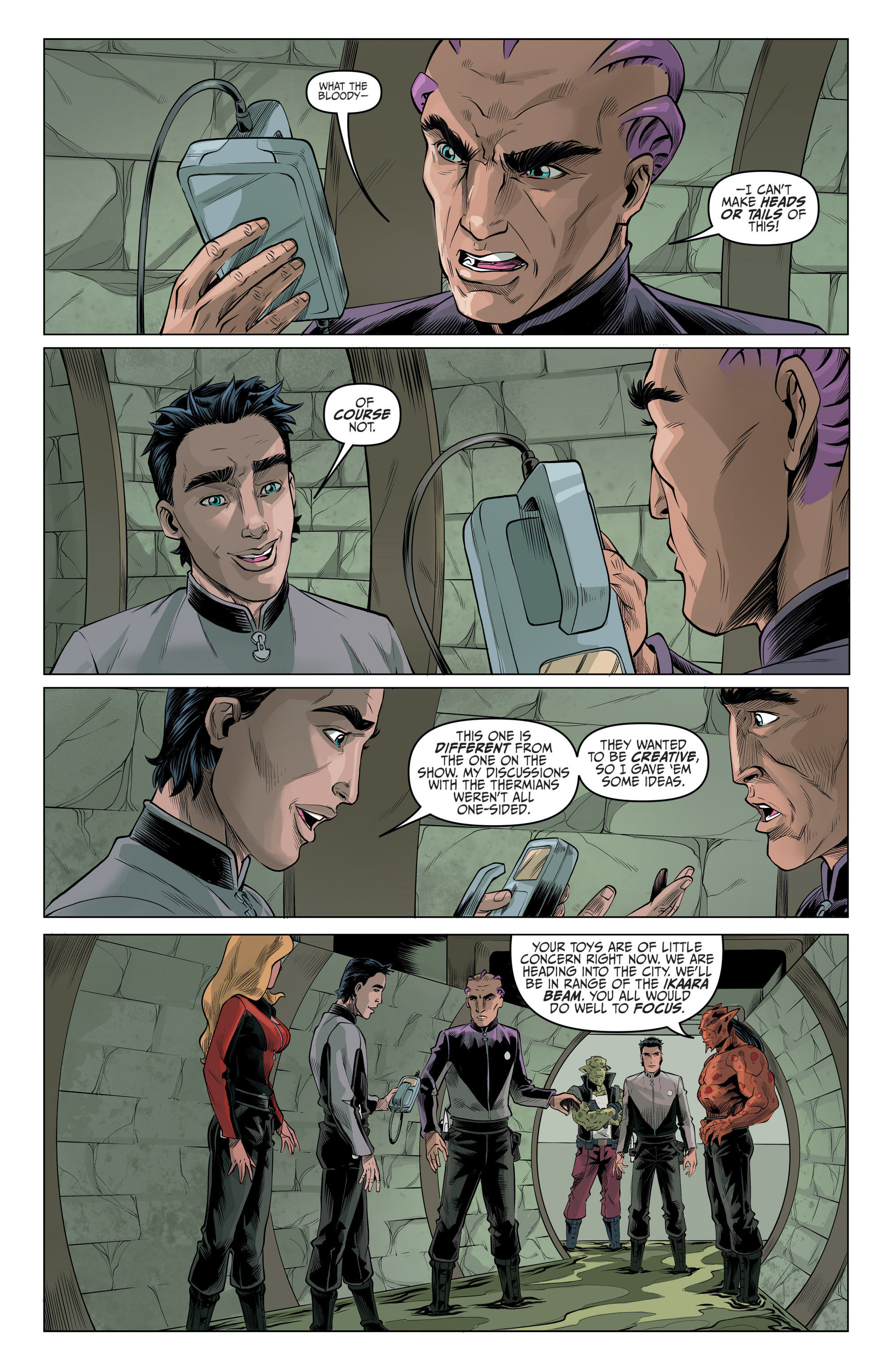 Read online Galaxy Quest: The Journey Continues comic -  Issue #4 - 6
