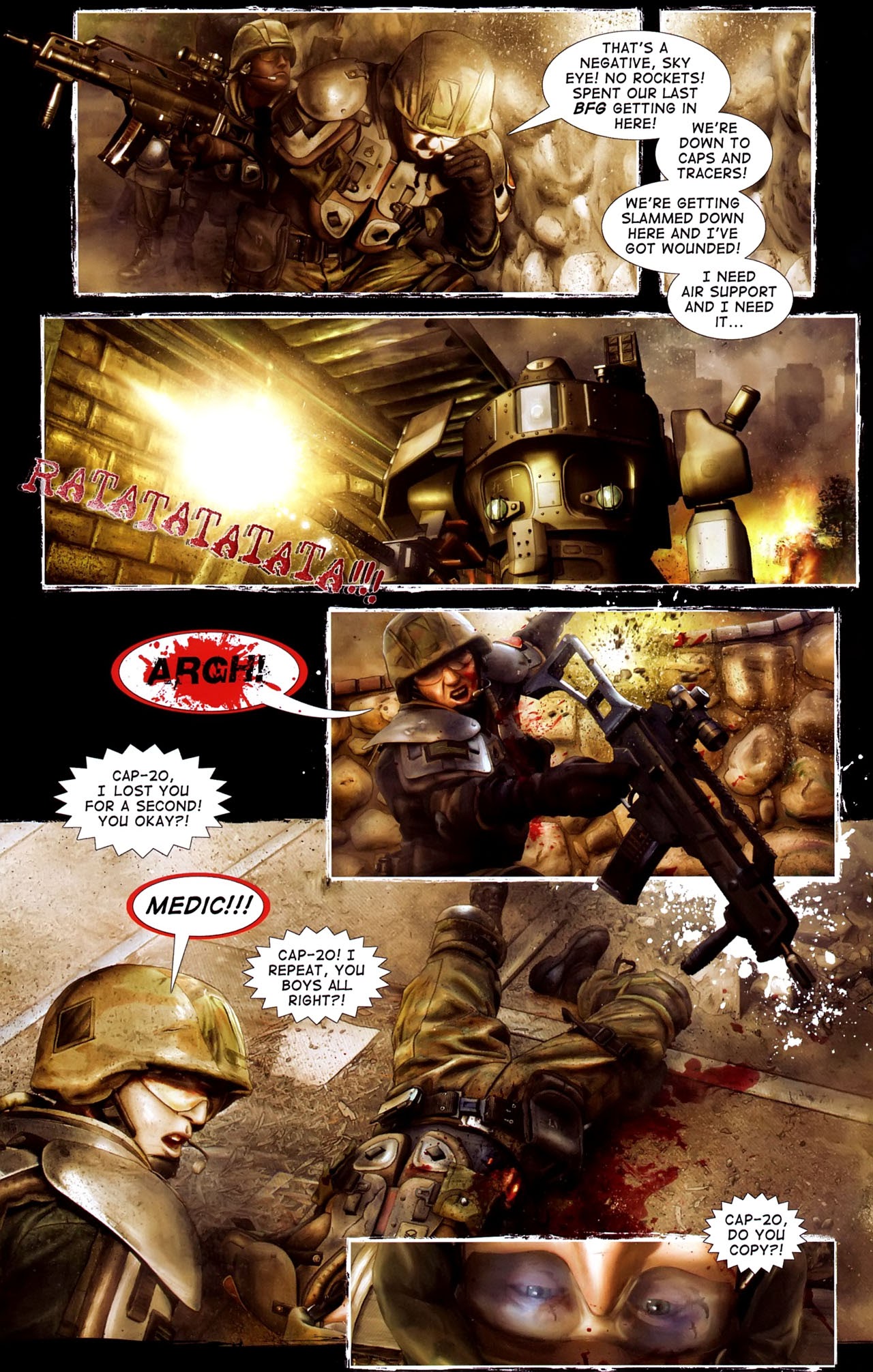 Read online Titanium Rain comic -  Issue #1 - 7