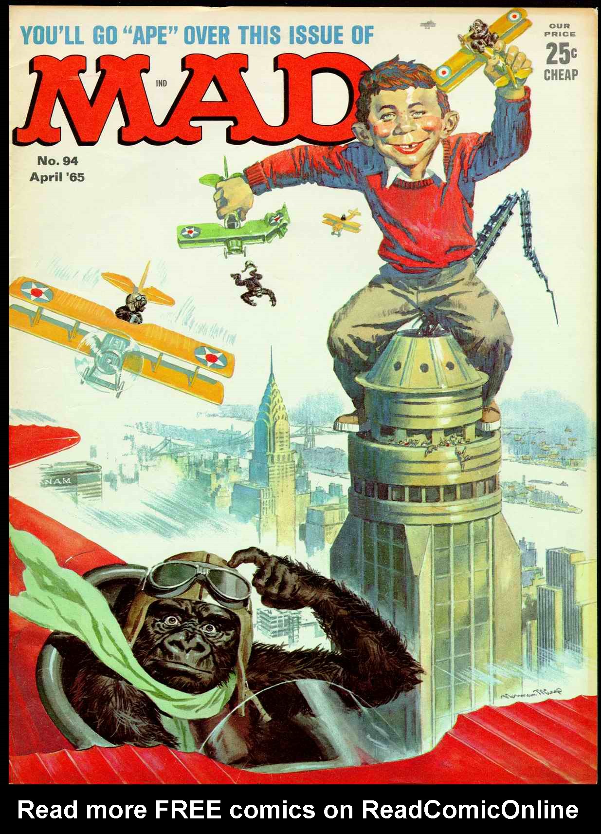 Read online MAD comic -  Issue #94 - 1