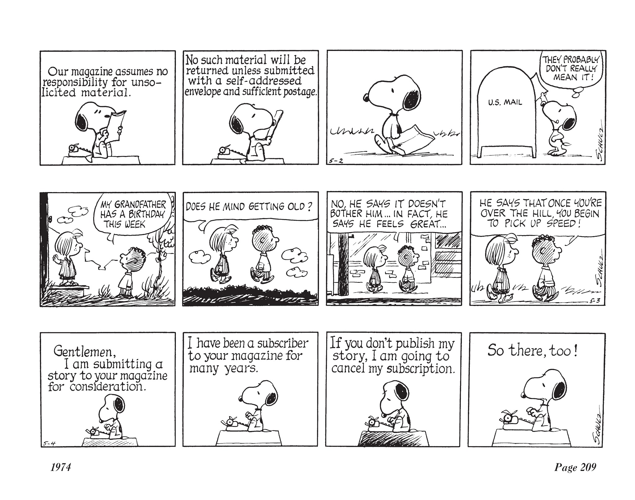 Read online The Complete Peanuts comic -  Issue # TPB 12 - 223