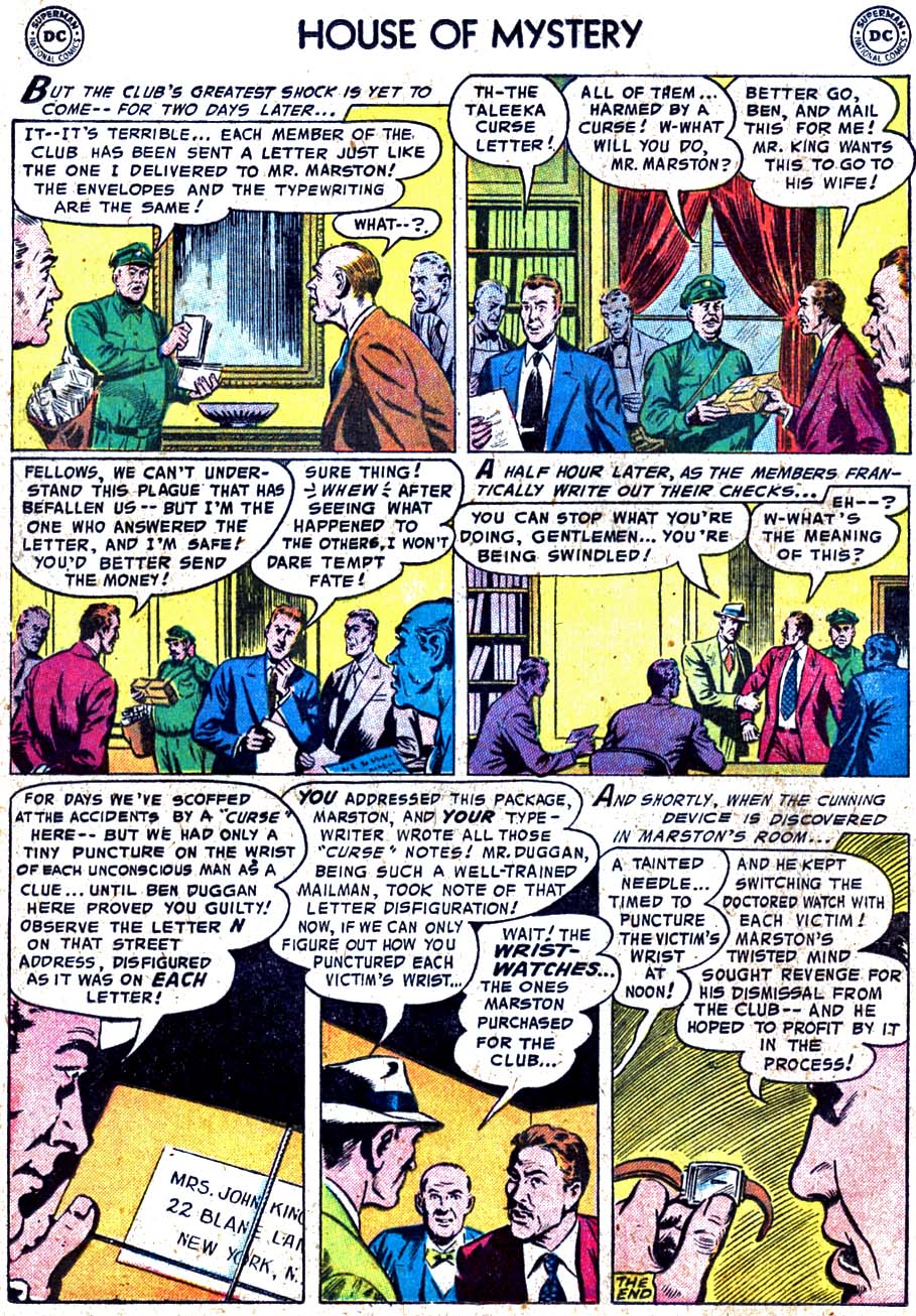 Read online House of Mystery (1951) comic -  Issue #39 - 16