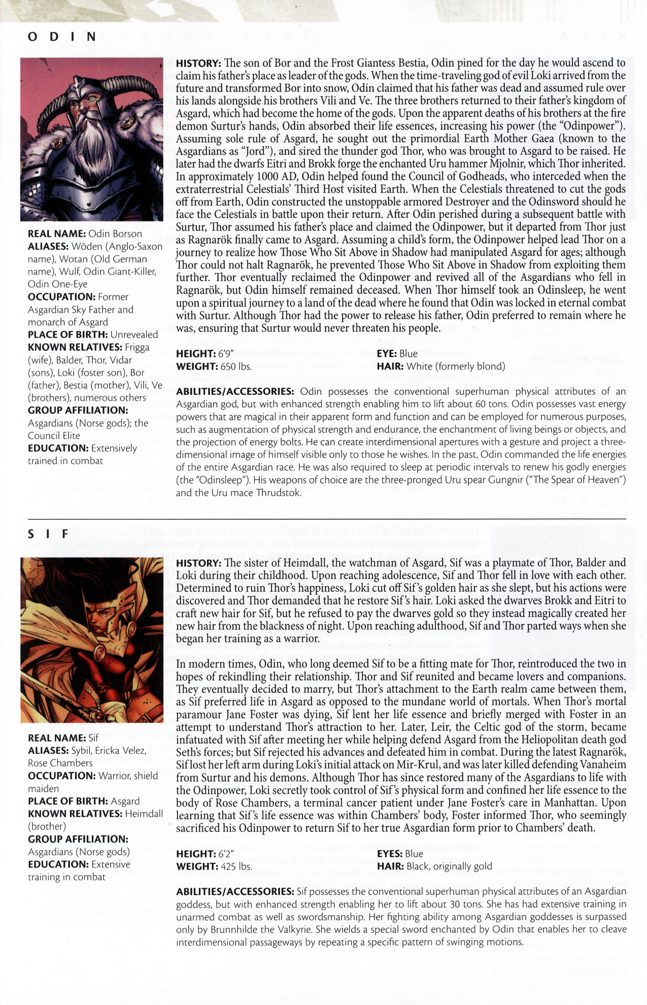 Read online Thor & Hercules: Encyclopaedia Mythologica comic -  Issue # Full - 18