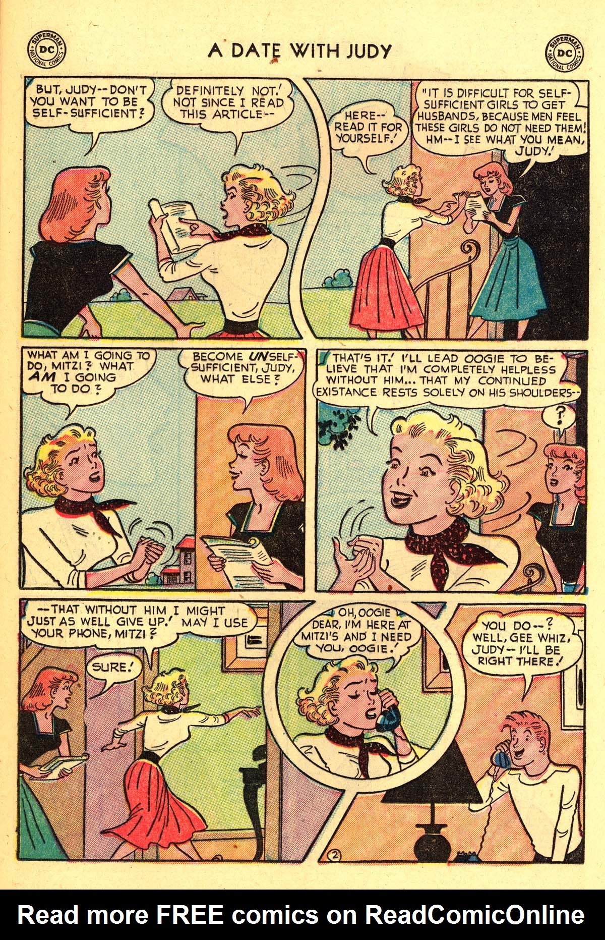 Read online A Date with Judy comic -  Issue #34 - 26