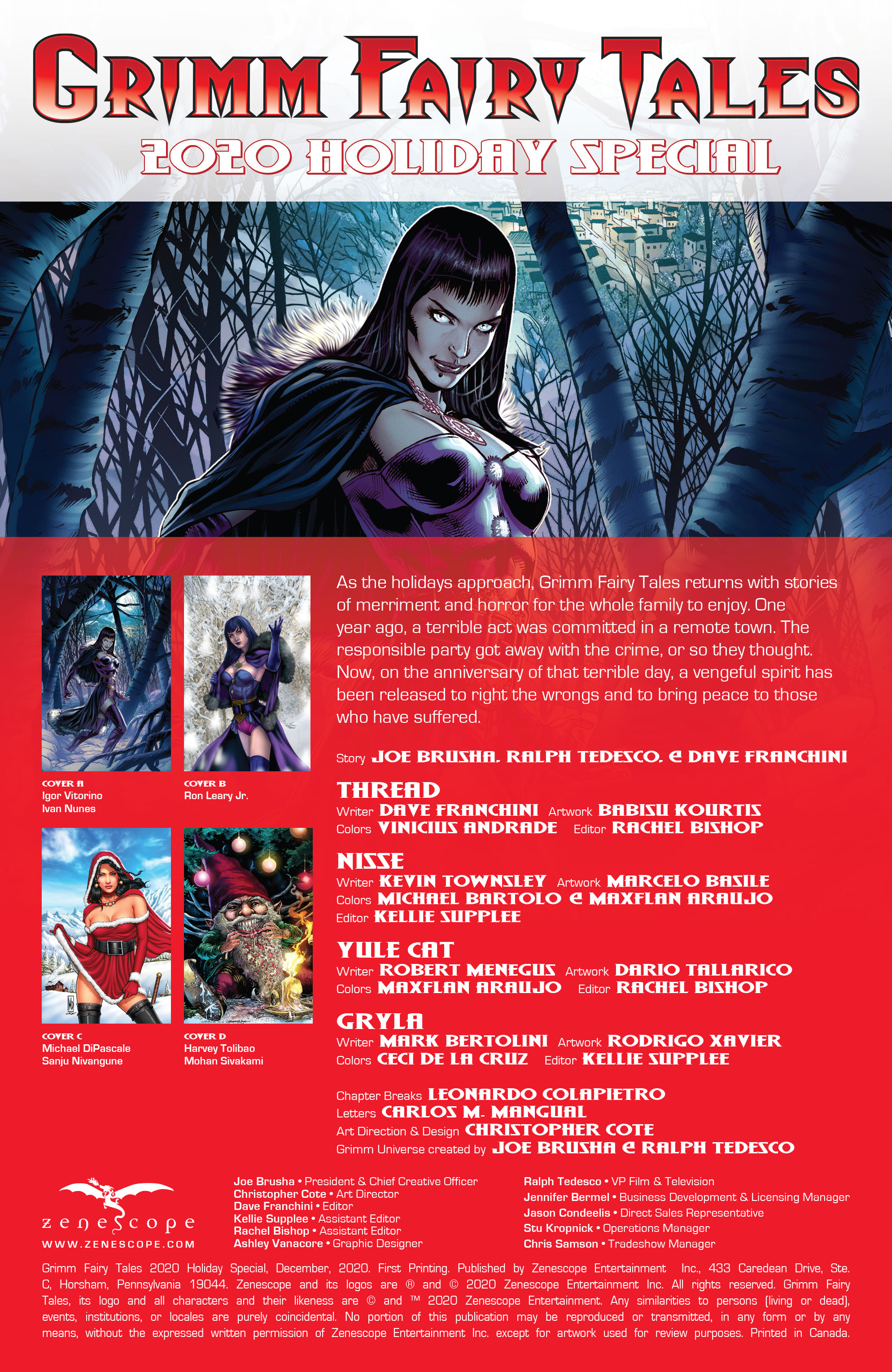 Read online Grimm Fairy Tales: 2020 Holiday Special comic -  Issue # Full - 2