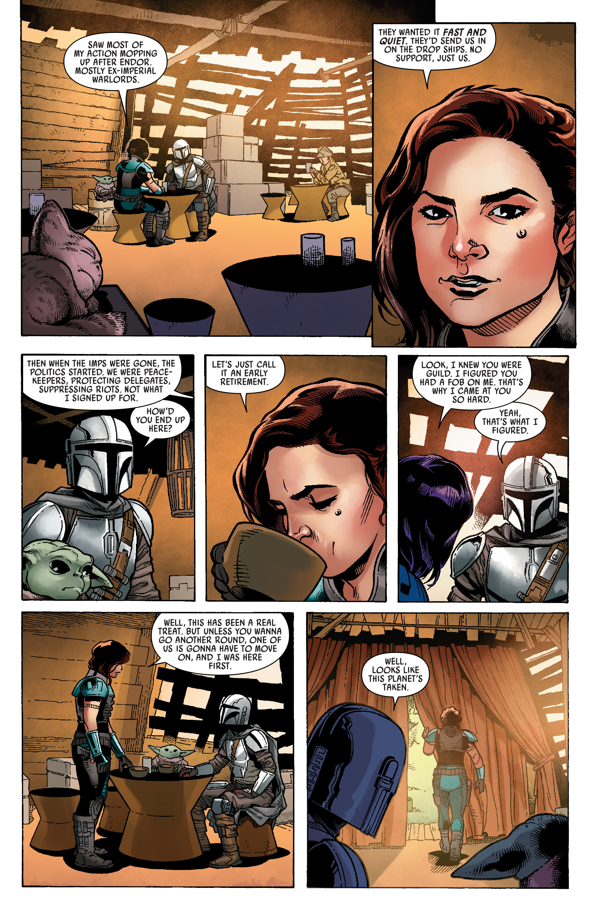 Read online Star Wars: The Mandalorian comic -  Issue #4 - 11