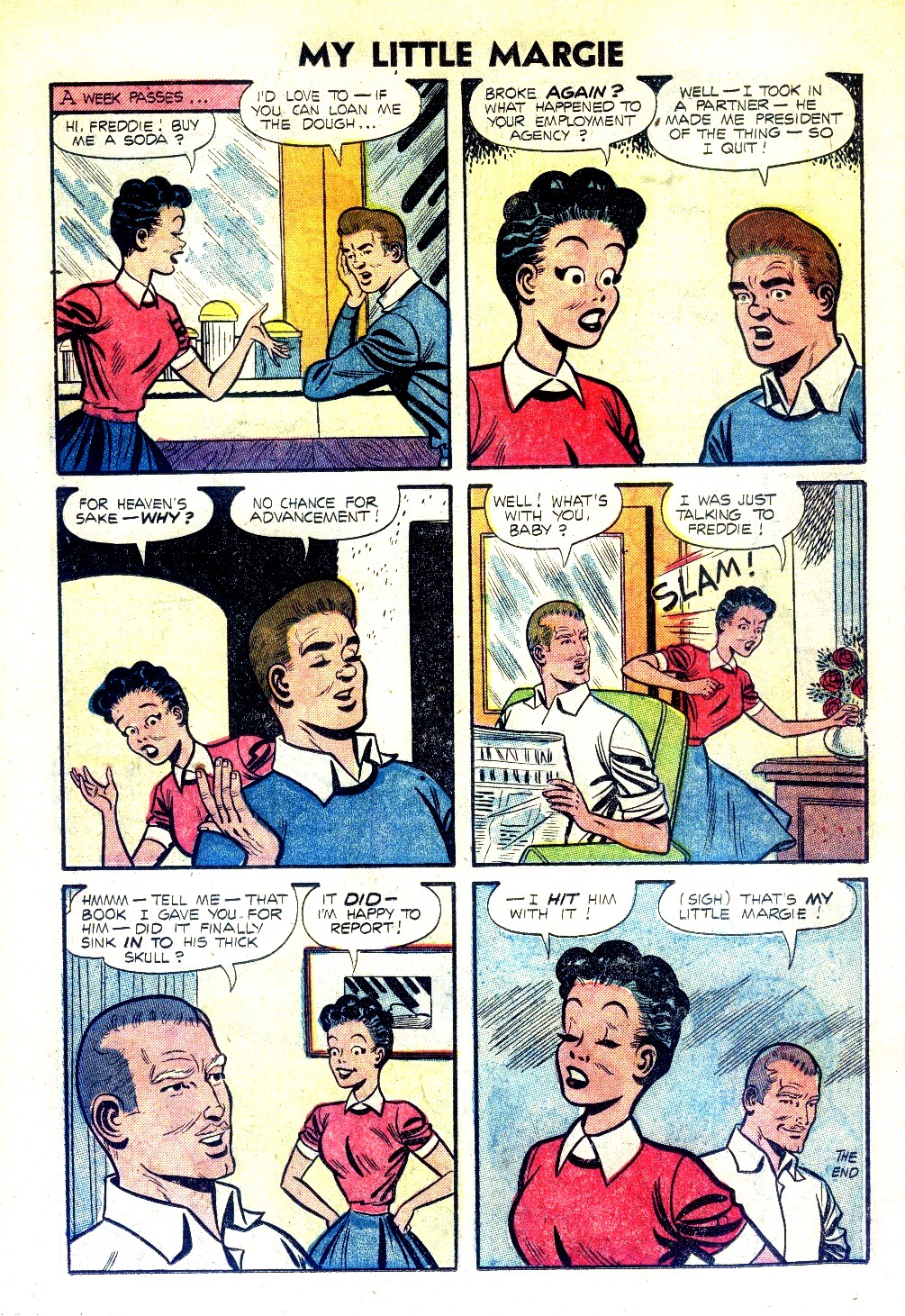 Read online My Little Margie (1954) comic -  Issue #5 - 26