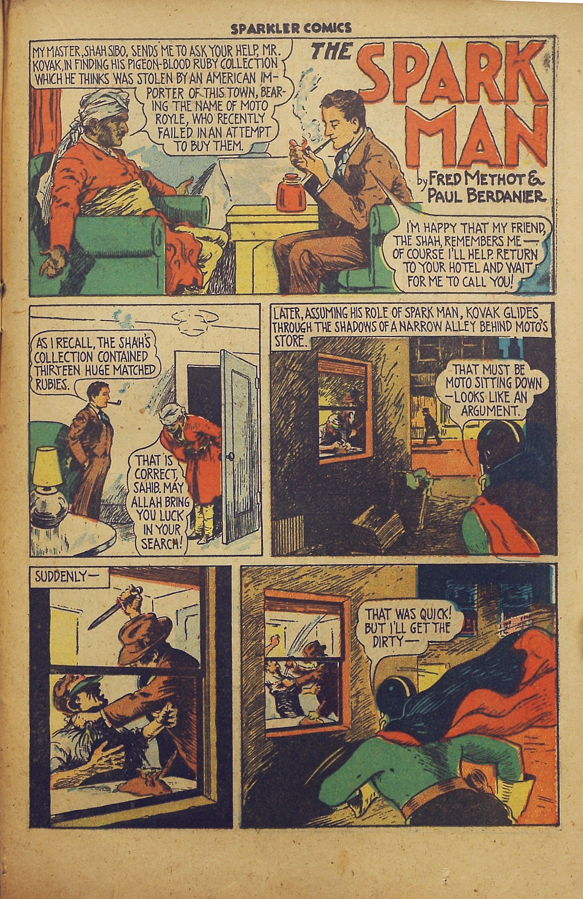 Read online Sparkler Comics comic -  Issue #54 - 35