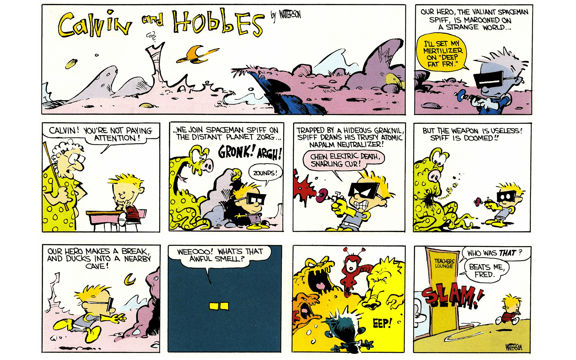 Read online Calvin and Hobbes comic -  Issue #1 - 17