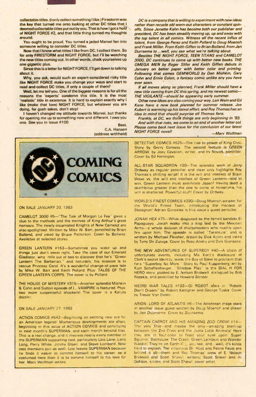 Read online The Night Force comic -  Issue #9 - 34