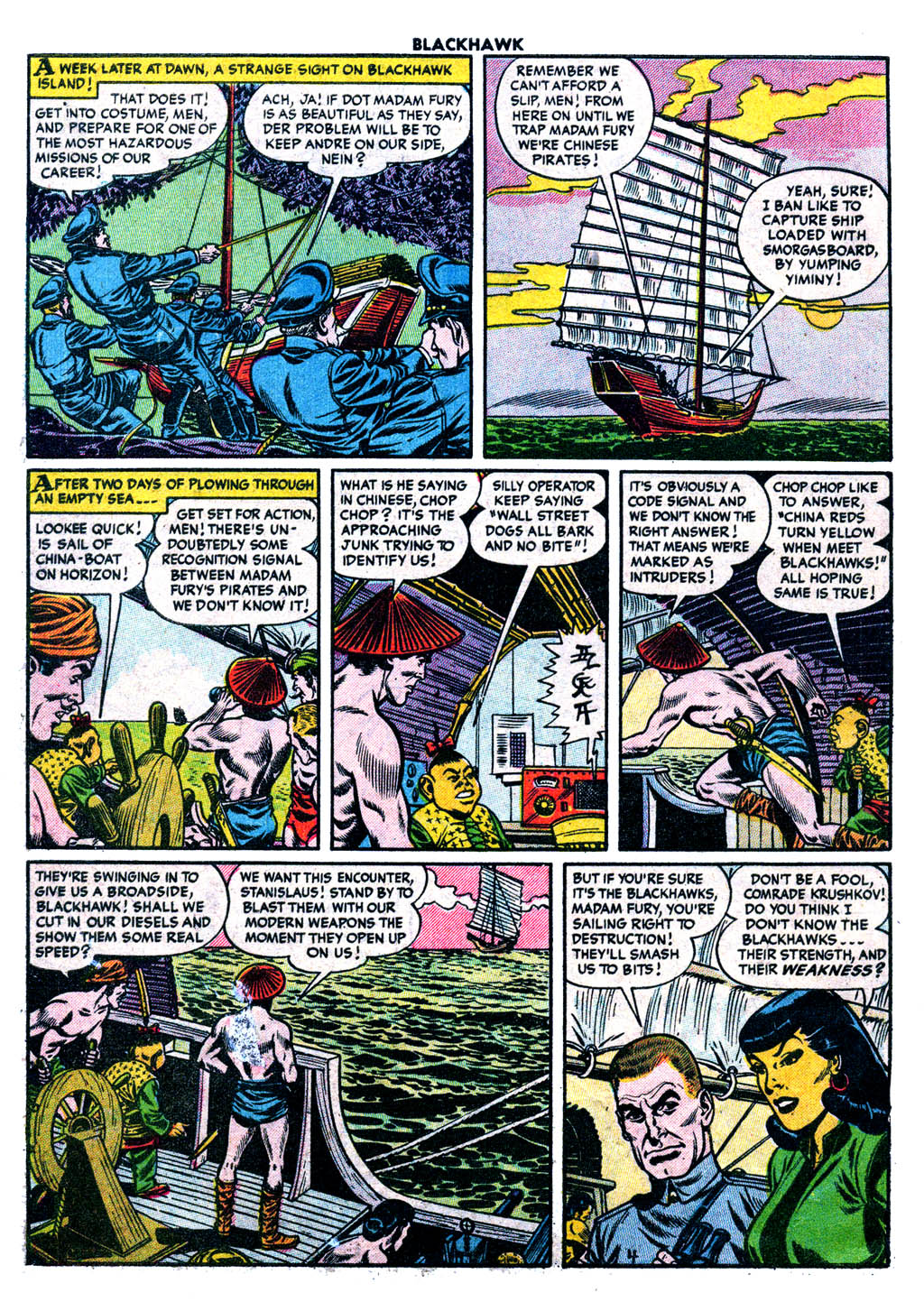 Read online Blackhawk (1957) comic -  Issue #95 - 6