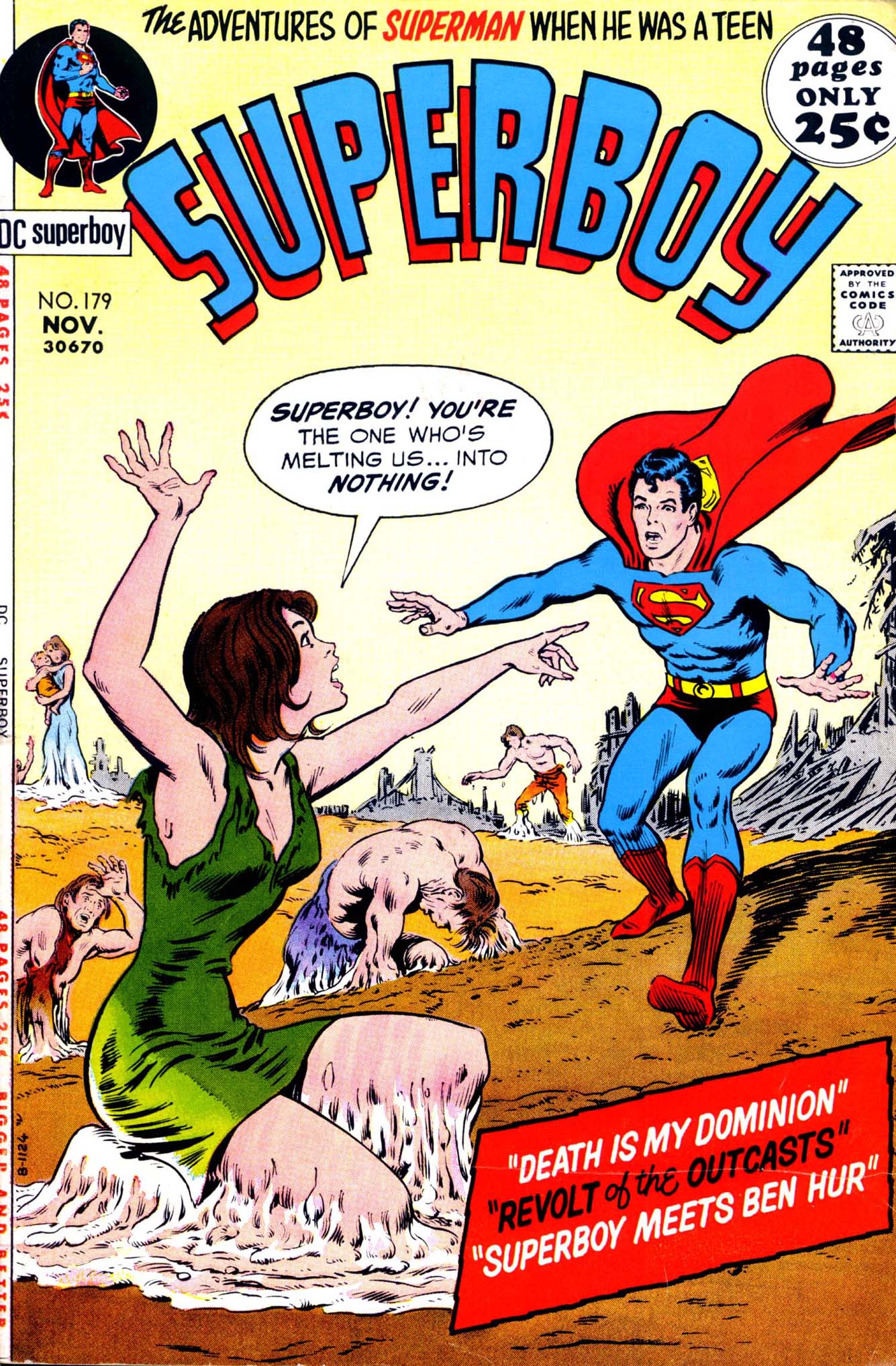 Read online Superboy (1949) comic -  Issue #179 - 1