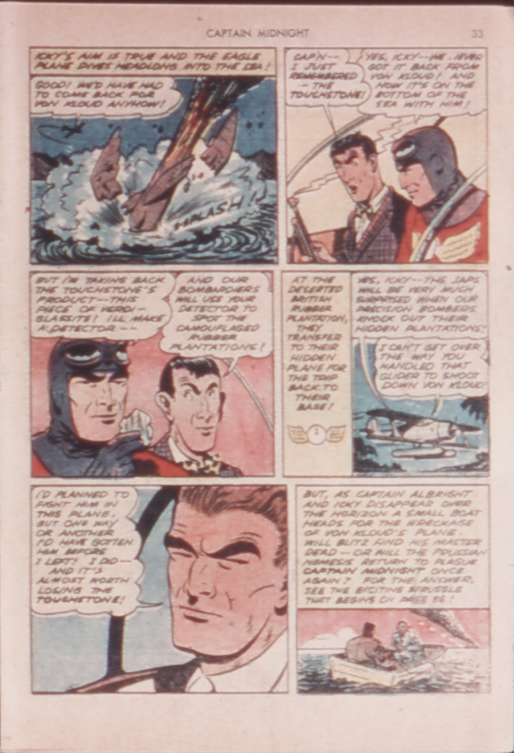 Read online Captain Midnight (1942) comic -  Issue #14 - 32