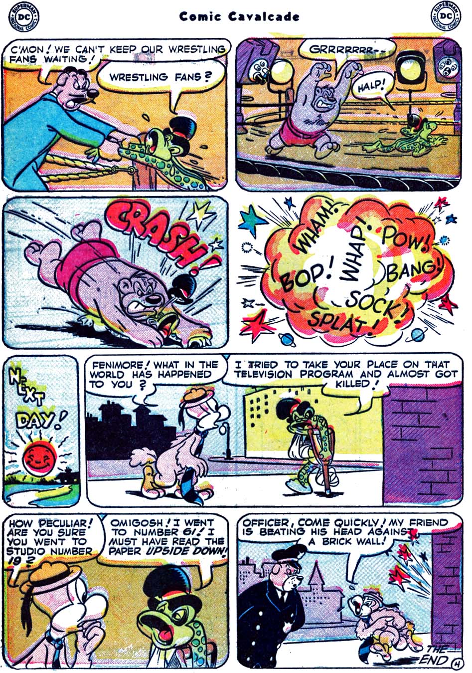 Read online Comic Cavalcade comic -  Issue #55 - 12