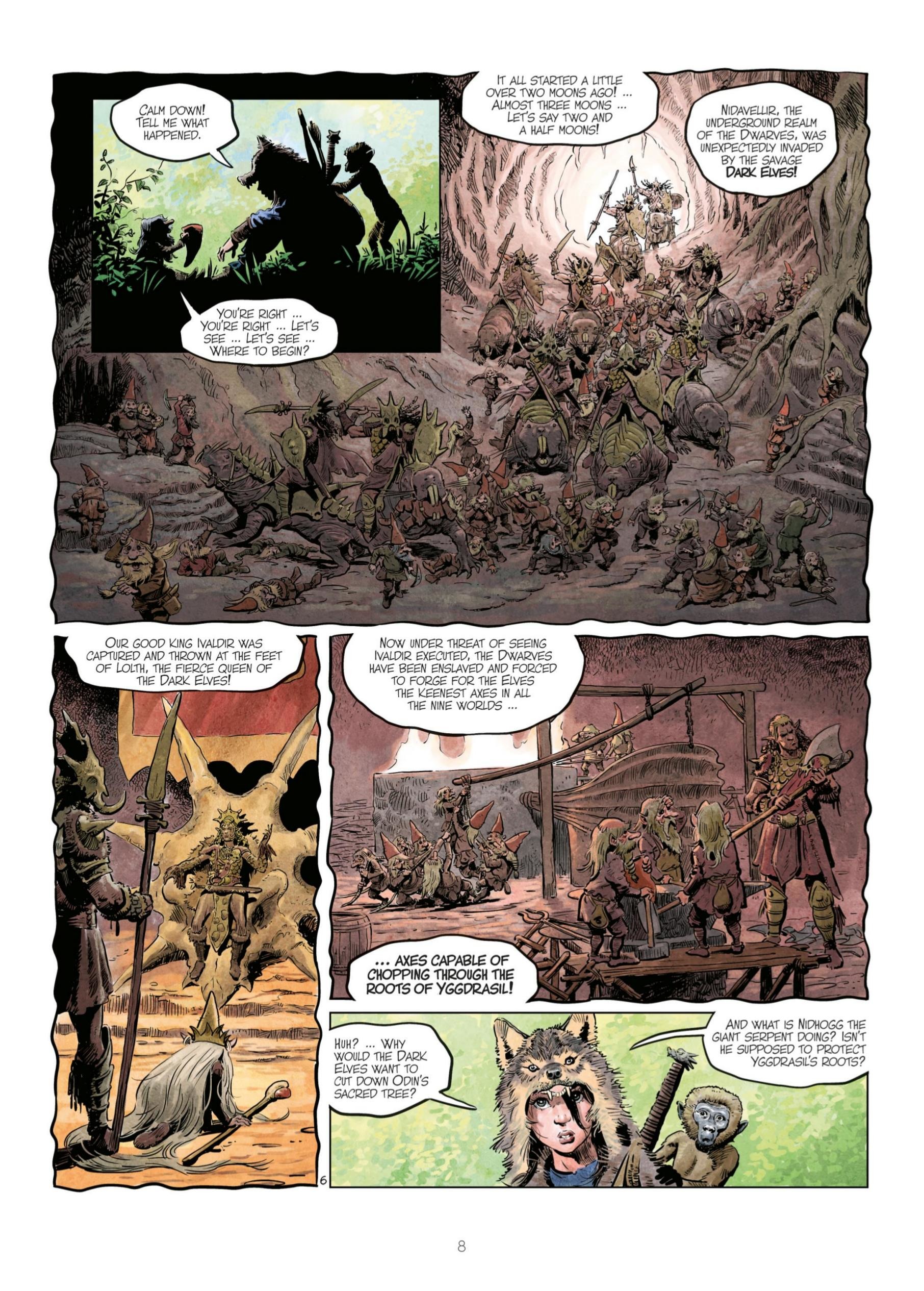 Read online The World of Thorgal: Wolfcub comic -  Issue #6 - 10