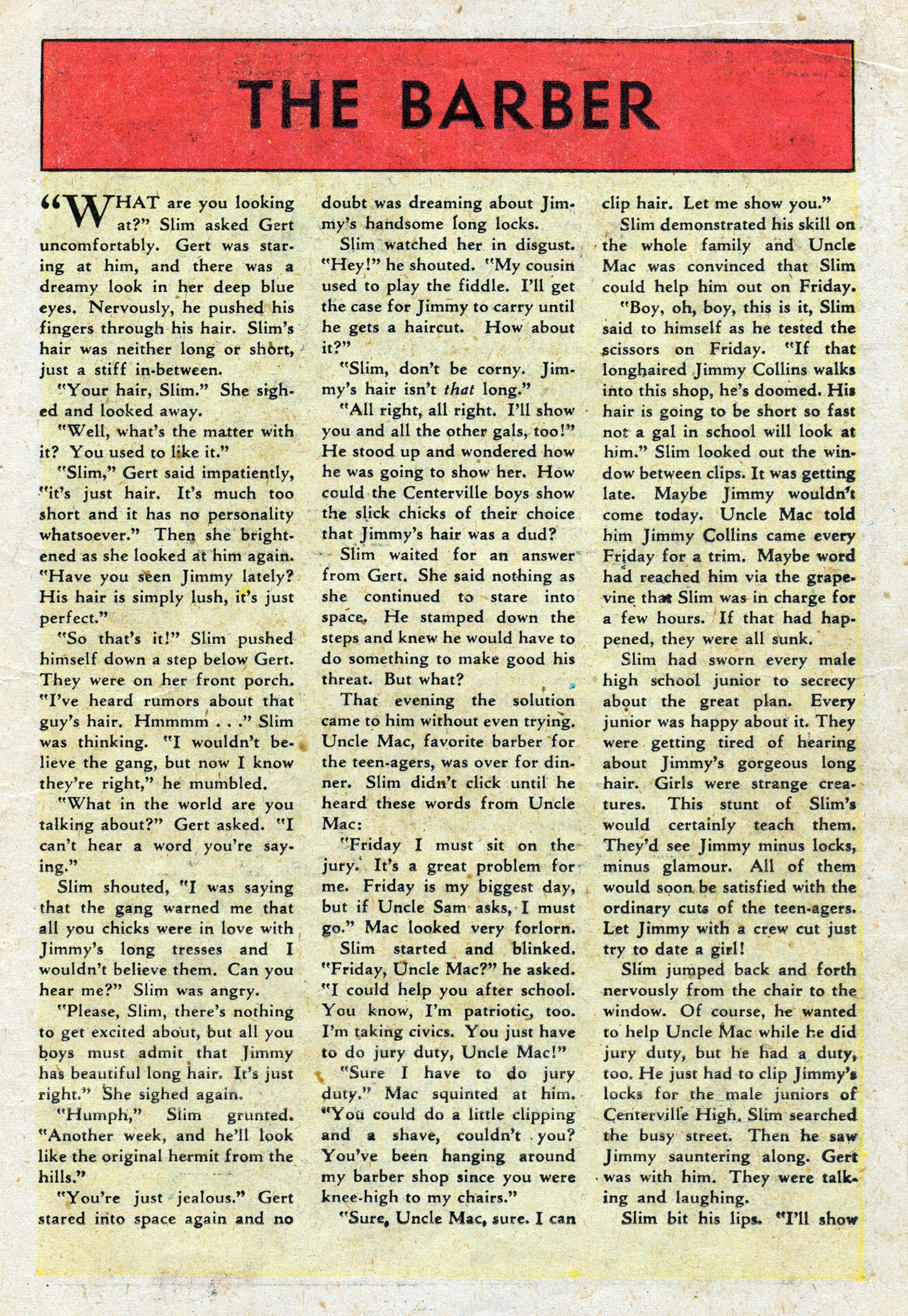Read online Mitzi's Boy Friend comic -  Issue #7 - 15