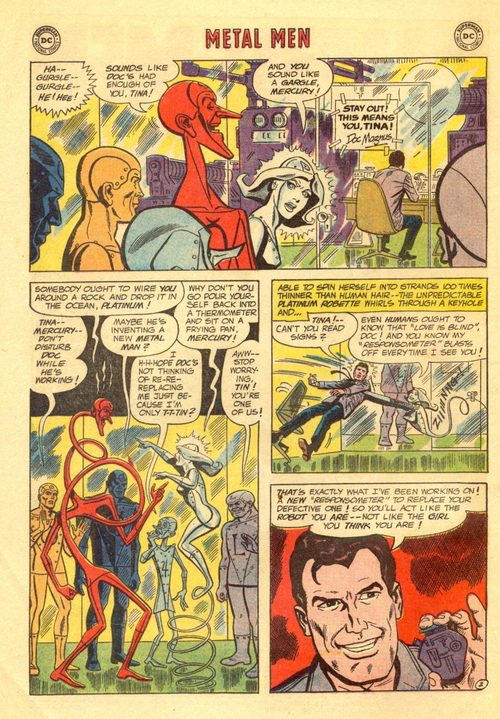 Read online Metal Men (1963) comic -  Issue #11 - 4