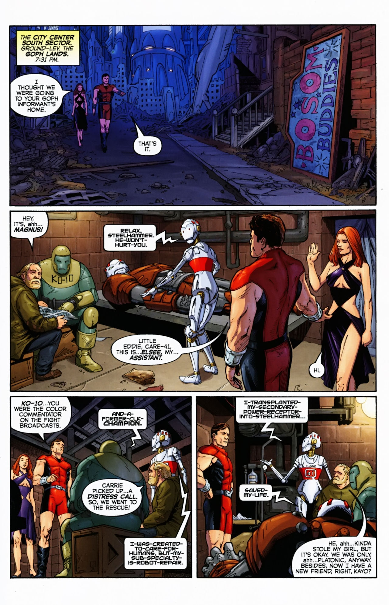 Read online Magnus, Robot Fighter (2010) comic -  Issue #4 - 23