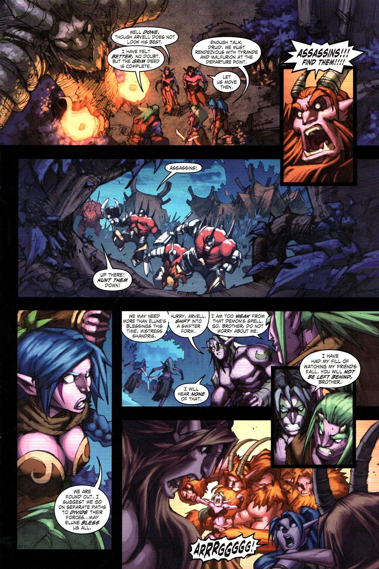 Read online World of Warcraft: Curse of the Worgen comic -  Issue #2 - 9