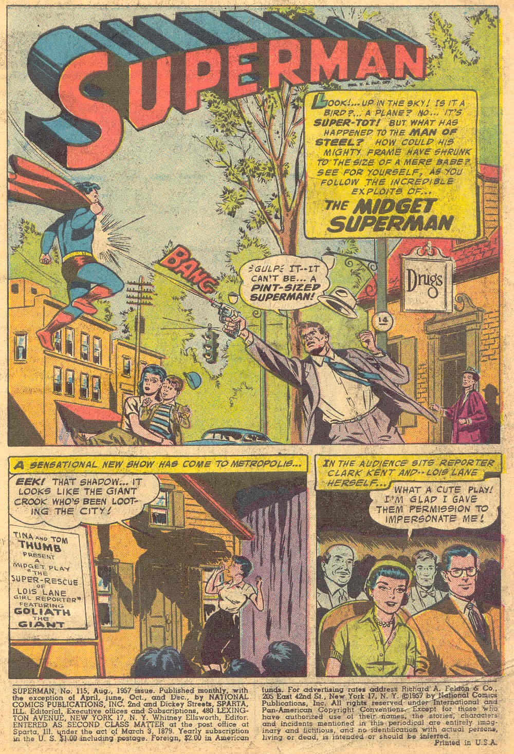 Read online Superman (1939) comic -  Issue #115 - 3