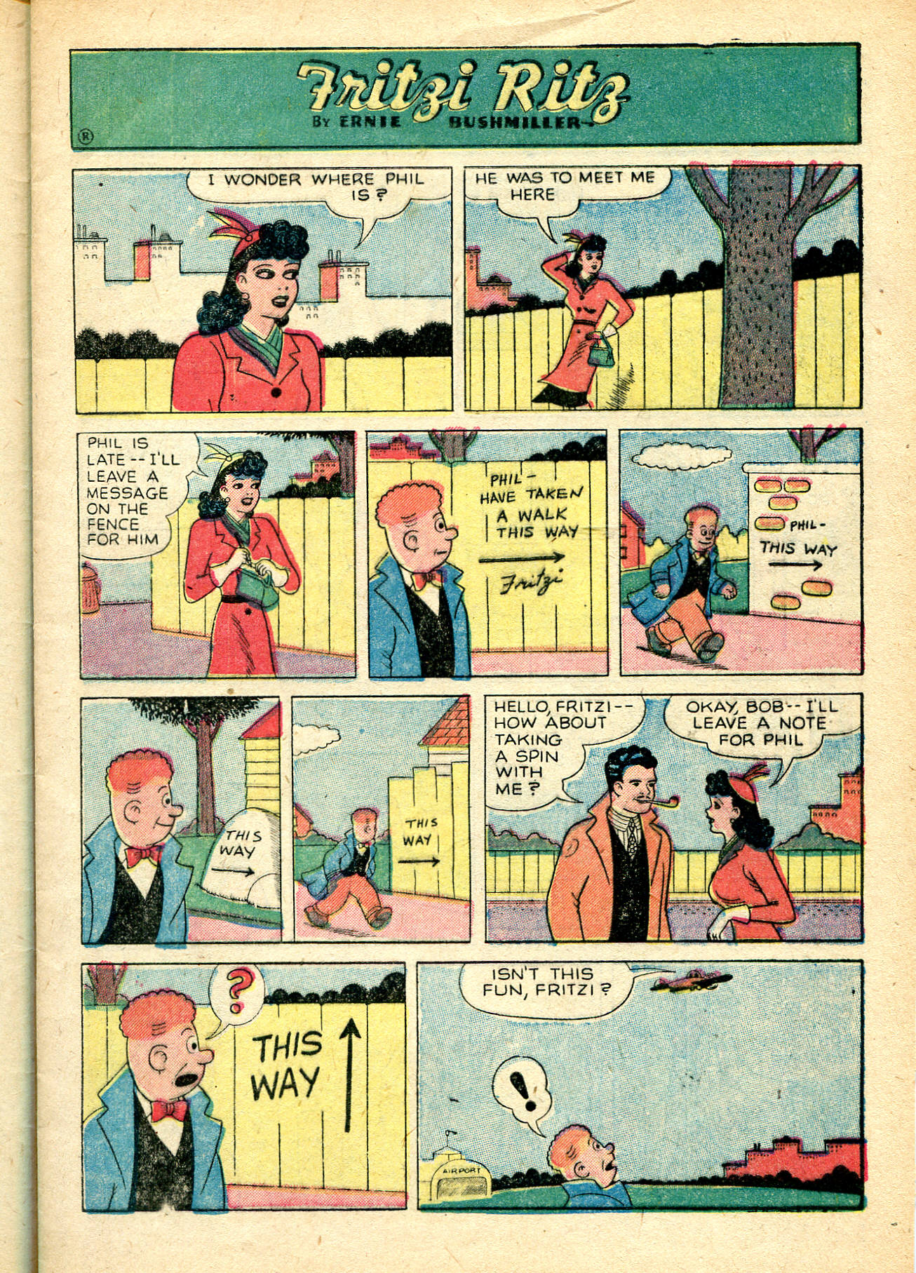 Read online Fritzi Ritz (1953) comic -  Issue #33 - 5