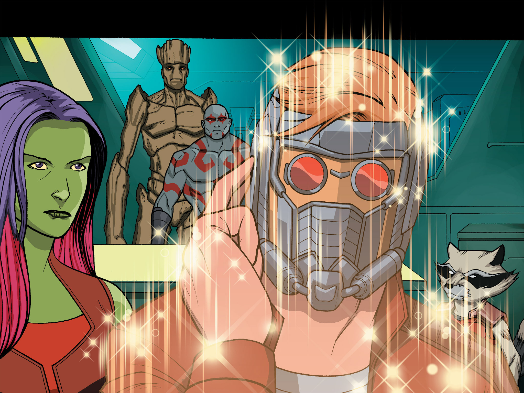 Read online Guardians of the Galaxy: Awesome Mix Infinite Comic comic -  Issue #7 - 28