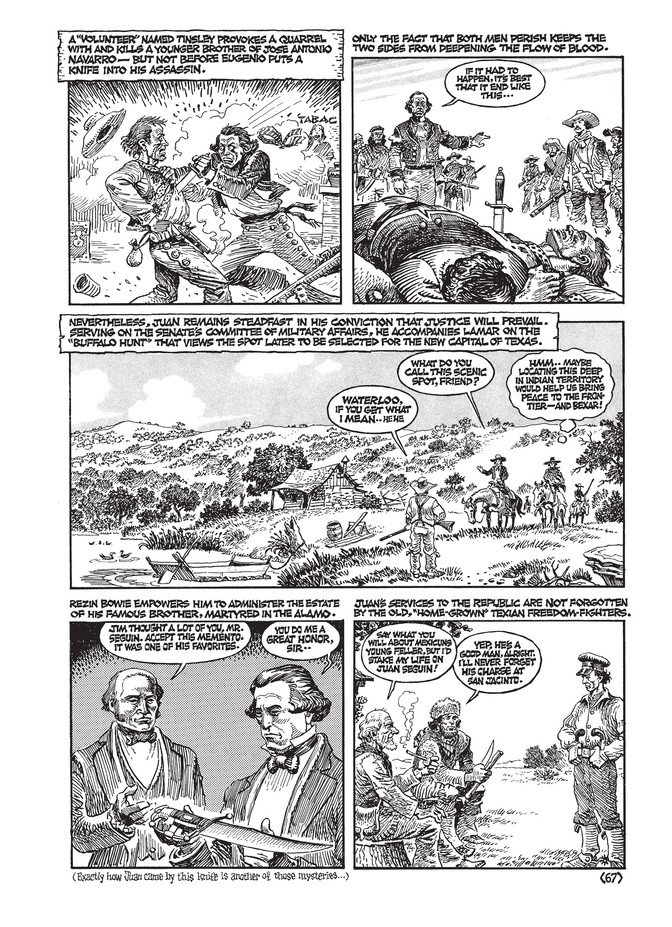 Read online Jack Jackson's American History: Los Tejanos and Lost Cause comic -  Issue # TPB (Part 1) - 70
