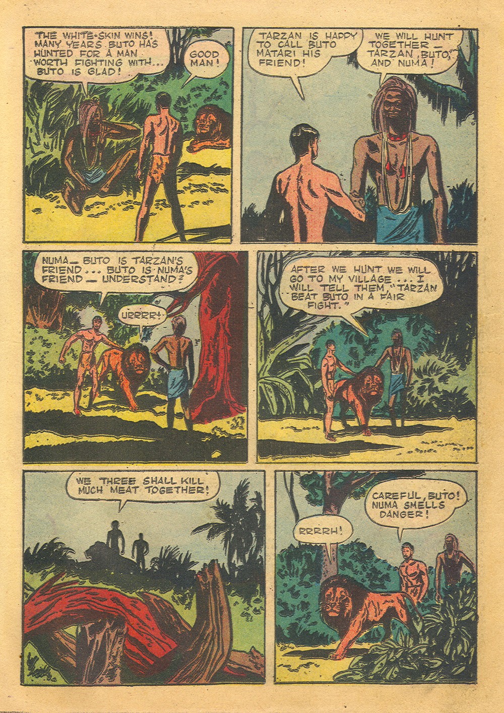 Read online Tarzan (1948) comic -  Issue #11 - 13